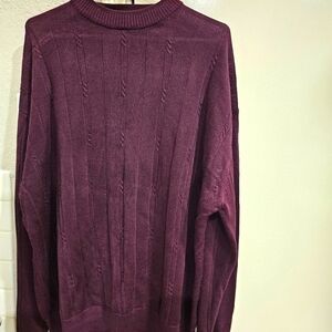 Pronto-Uomo Mens Maroon Pullover XL excellent condition